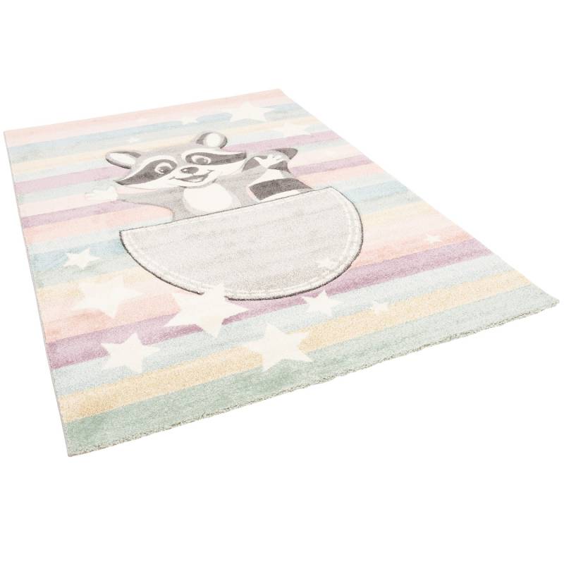 Pergamon Kinder Teppich Maui Kids Waschbär Bunt 160x230cm von Pergamon