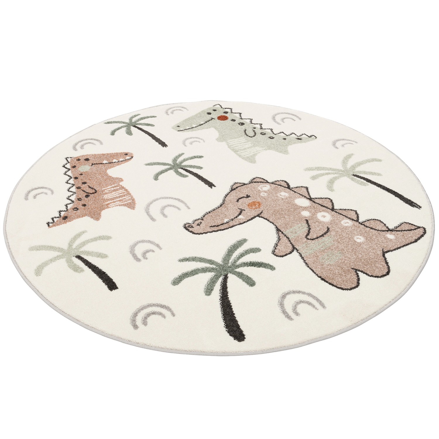 Pergamon Kinder Teppich Softstar Kids Lustige Dinos Rund Bunt 120x120cm Pergamon Kinder Teppich Softstar Kids Lustige Dinos Rund Bunt 120x120cm von Pergamon