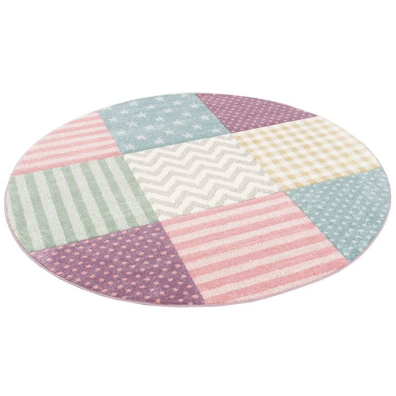 Pergamon Kinder und Jugend Teppich Maui Sterne Bunt 200cm Rund von Pergamon