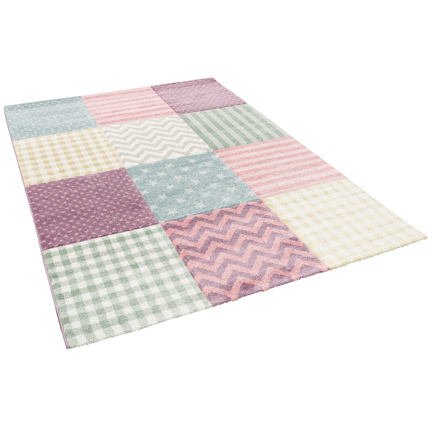 Pergamon Kinder und Jugend Teppich Maui Sterne Pastel Bunt 80x150cm Pergamon Kinder und Jugend Teppich Maui Sterne Pastel Bunt 80x150cm von Pergamon
