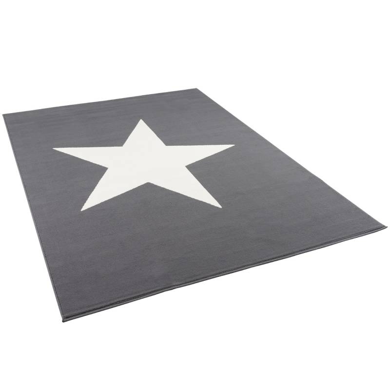 Pergamon Kinder und Jugend Teppich Trendline Stern Anthrazit 120x170cm von Pergamon
