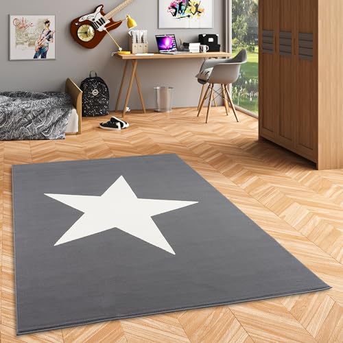 Pergamon Kinder und Jugend Teppich Trendline Stern Anthrazit in 5 Größen Pergamon Kinder und Jugend Teppich Trendline Stern Anthrazit in 5 Größen von Pergamon