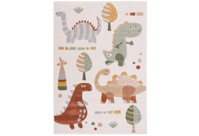 Pergamon Kinderteppich Kinder Teppich Maui Kids Dinos, Rechteckig, Höhe: 13 mm von Pergamon