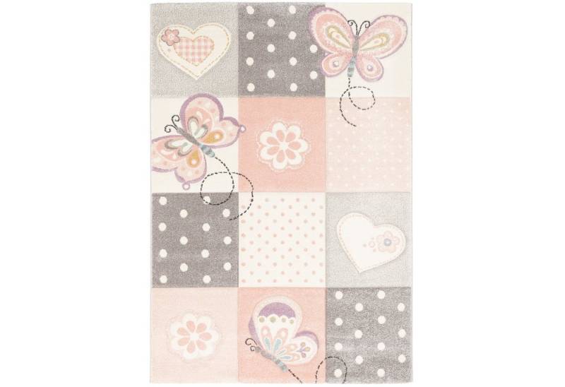 Pergamon Kinderteppich Kinder Teppich Maui Kids Karo Herzen, Rechteckig, Höhe: 13 mm Pergamon Kinderteppich Kinder Teppich Maui Kids Karo Herzen, Rechteckig, Höhe: 13 mm von Pergamon