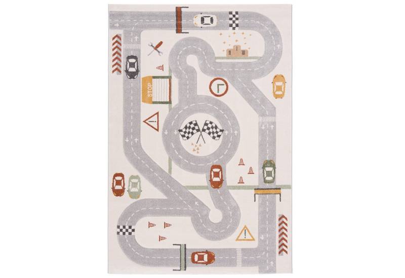 Pergamon Kinderteppich Kinder Teppich Maui Kids Rennbahn, Rechteckig, Höhe: 13 mm von Pergamon