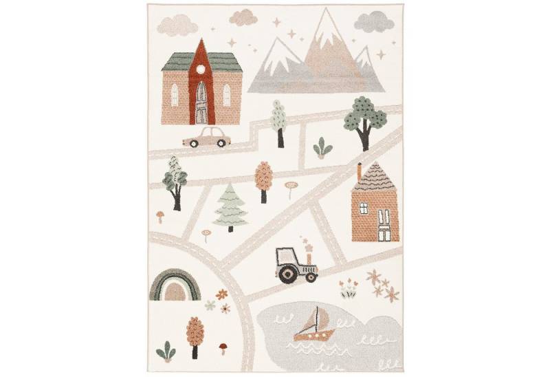 Pergamon Kinderteppich Kinder Teppich Softstar Kids Little City, Rechteckig, Höhe: 11 mm von Pergamon