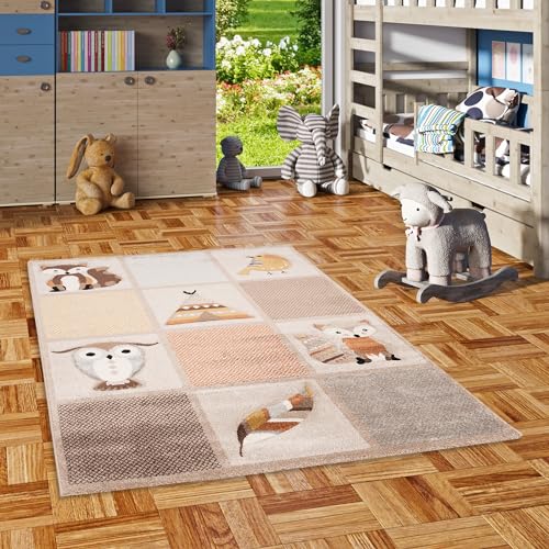 Pergamon Kinderteppich | Spielteppich | Kurzflor | Verschiedene Motive, Größe:120x170 cm, Farbe:Beige 2 Pergamon Kinderteppich | Spielteppich | Kurzflor | Verschiedene Motive, Größe:120x170 cm, Farbe:Beige 2 von Pergamon
