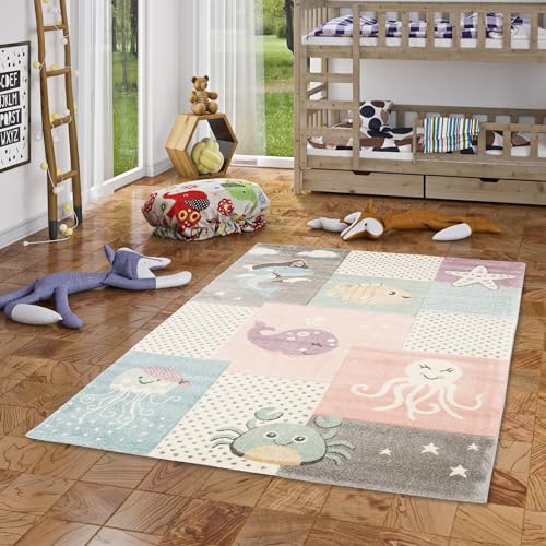 Pergamon Kinderzimmer Teppich Maui Kids in Pastell Farben Unterwasserwelt in 5 Größen Pergamon Kinderzimmer Teppich Maui Kids in Pastell Farben Unterwasserwelt in 5 Größen von Pergamon