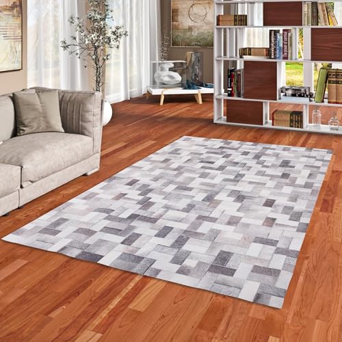 Pergamon Kunstfaser Patchwork Tierfell Grau Beige Trend in 4 Größen Pergamon Kunstfaser Patchwork Tierfell Grau Beige Trend in 4 Größen von Pergamon