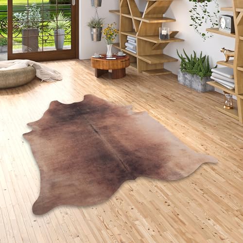 Pergamon Kunstfaser Teppich Rinderfell Beige in 3 Größen Pergamon Kunstfaser Teppich Rinderfell Beige in 3 Größen von Pergamon
