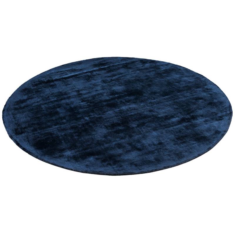 Pergamon Luxus Designer Teppich Roma Dunkelblau 120cm Rund von Pergamon