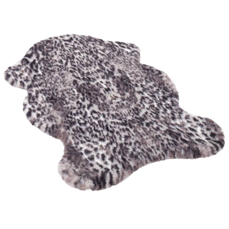 Pergamon Luxus Super Soft Fellteppich Pearl Leopard Shape Schwarz 70x100cm von Pergamon