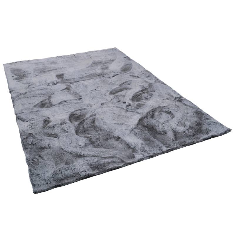 Pergamon Luxus Super Soft Fellteppich Plush Grau Meliert 60x90cm Pergamon Luxus Super Soft Fellteppich Plush Grau Meliert 60x90cm von Pergamon