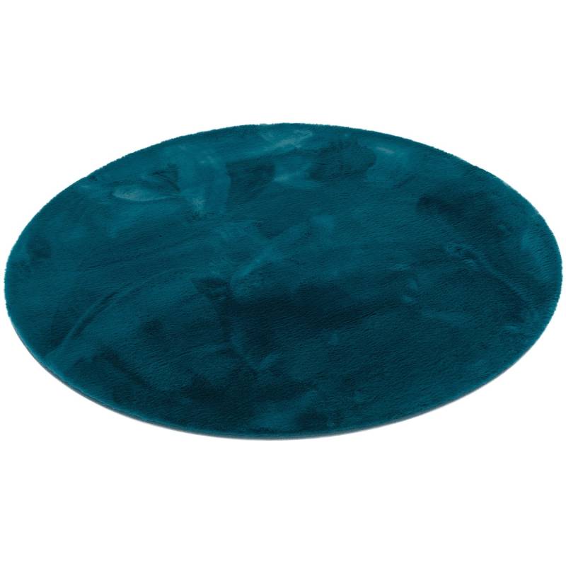 Pergamon Luxus Super Soft Fellteppich Plush Rund Petrol 80x80cm Pergamon Luxus Super Soft Fellteppich Plush Rund Petrol 80x80cm von Pergamon