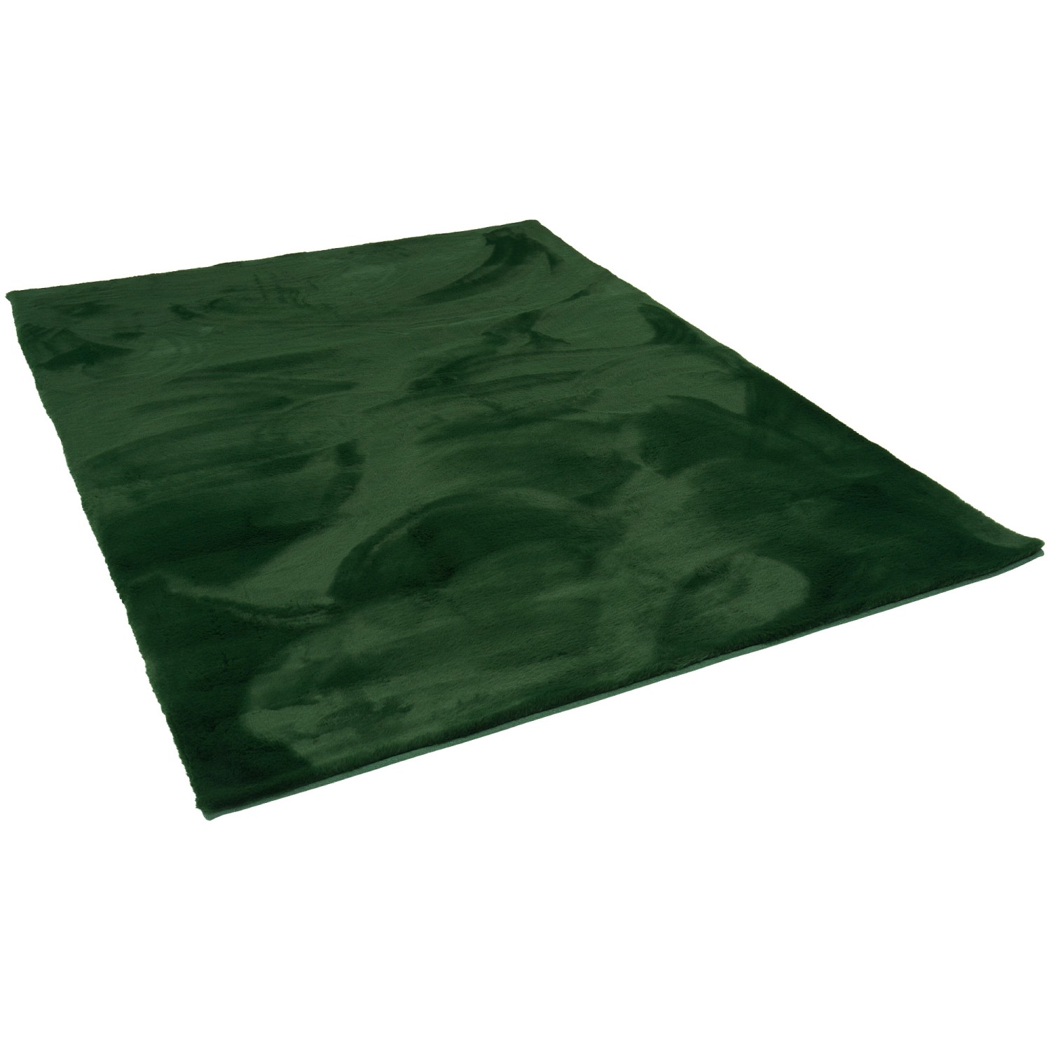 Pergamon Luxus Super Soft Fellteppich Plush Tannengrün 90x160cm von Pergamon