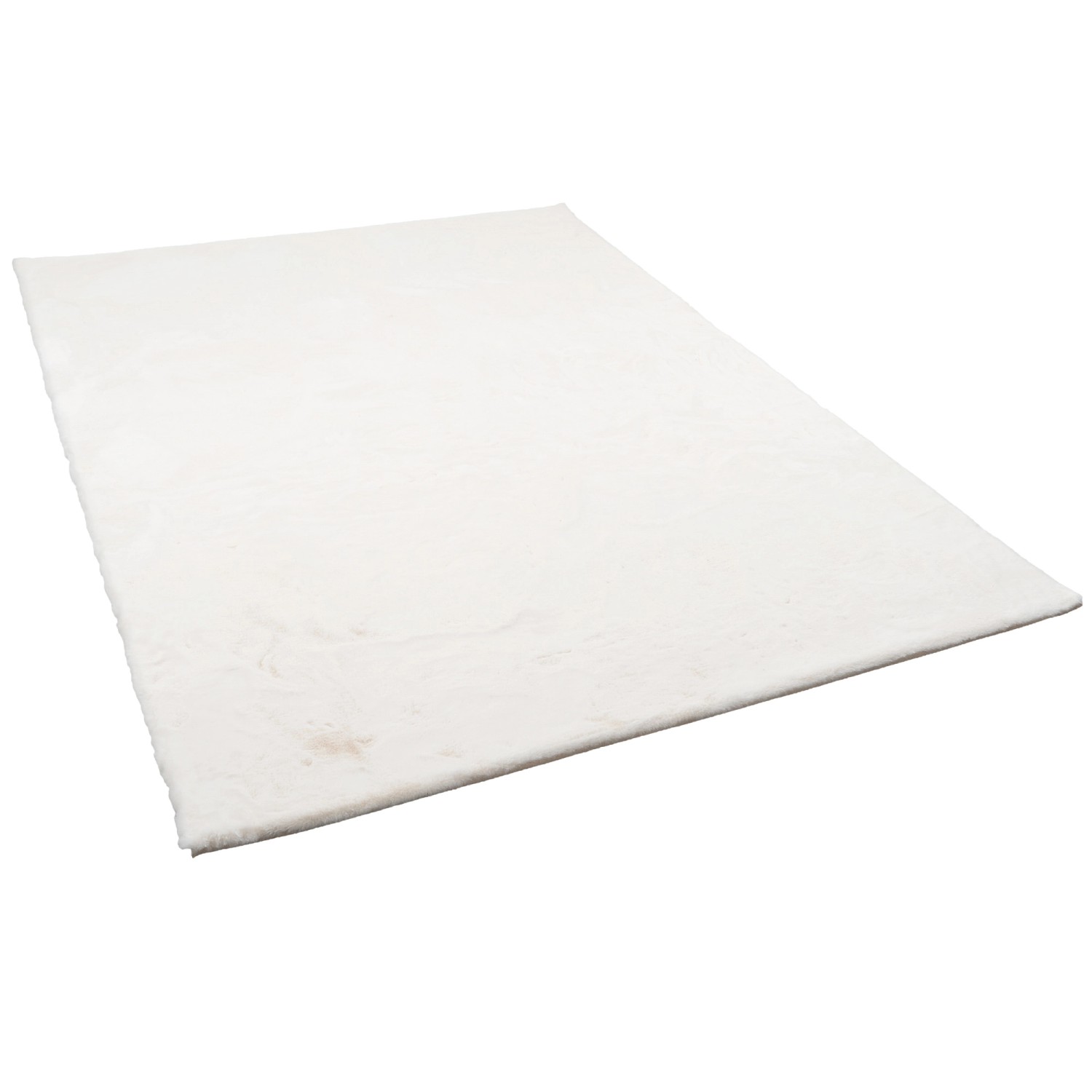 Pergamon Luxus Super Soft Fellteppich Plush Weiss 180x250cm von Pergamon