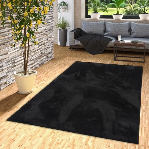 Pergamon Luxus Super Soft Hochflor Langflor Shaggy Teppich Einfarbig Wohnzimmer Schlafzimmer Kinderzimmer von Pergamon