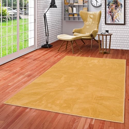 Pergamon Luxus Super Soft Hochflor Langflor Teppich Einfarbig Wohnzimmer Schlafzimmer Kinderzimmer von Pergamon