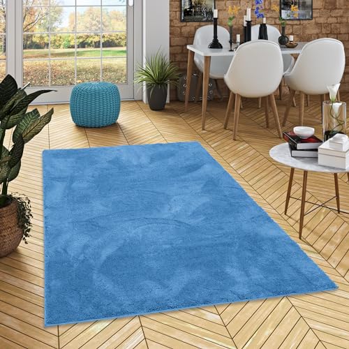 Pergamon Luxus Super Soft Hochflor Langflor Teppich Flauschig Weich Wohnzimmer Schlafzimmer Silky Blau Pergamon Luxus Super Soft Hochflor Langflor Teppich Flauschig Weich Wohnzimmer Schlafzimmer Silky Blau von Pergamon