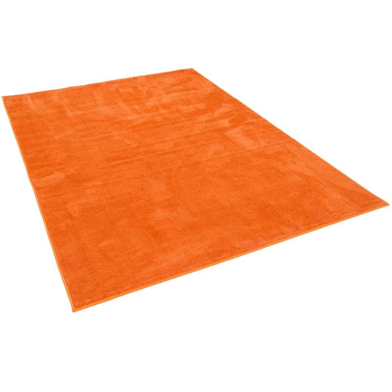 Pergamon Luxus Super Soft Hochflor Langflor Teppich Melia Orange 160x230cm von Pergamon
