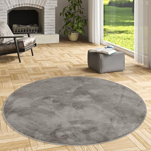 Pergamon Luxus Super Soft Hochflor Langflor Teppich Rund Flauschig Weich Wohnzimmer Schlafzimmer Melia Grau Pergamon Luxus Super Soft Hochflor Langflor Teppich Rund Flauschig Weich Wohnzimmer Schlafzimmer Melia Grau von Pergamon