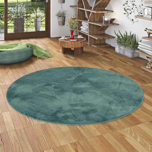 Pergamon Luxus Super Soft Hochflor Langflor Teppich Rund Flauschig Weich Wohnzimmer Schlafzimmer Melia Mintgrün Pergamon Luxus Super Soft Hochflor Langflor Teppich Rund Flauschig Weich Wohnzimmer Schlafzimmer Melia Mintgrün von Pergamon