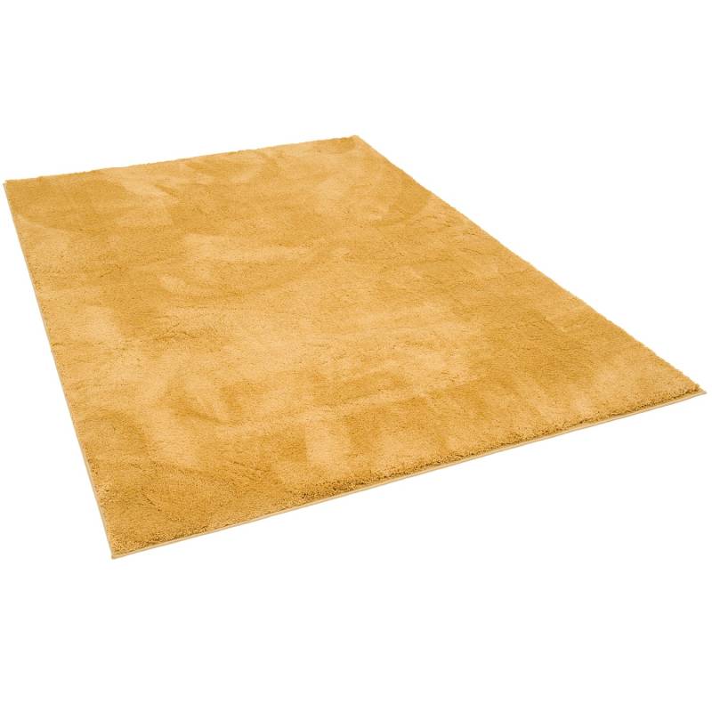 Pergamon Luxus Super Soft Hochflor Langflor Teppich Silky Curry 200x290cm von Pergamon