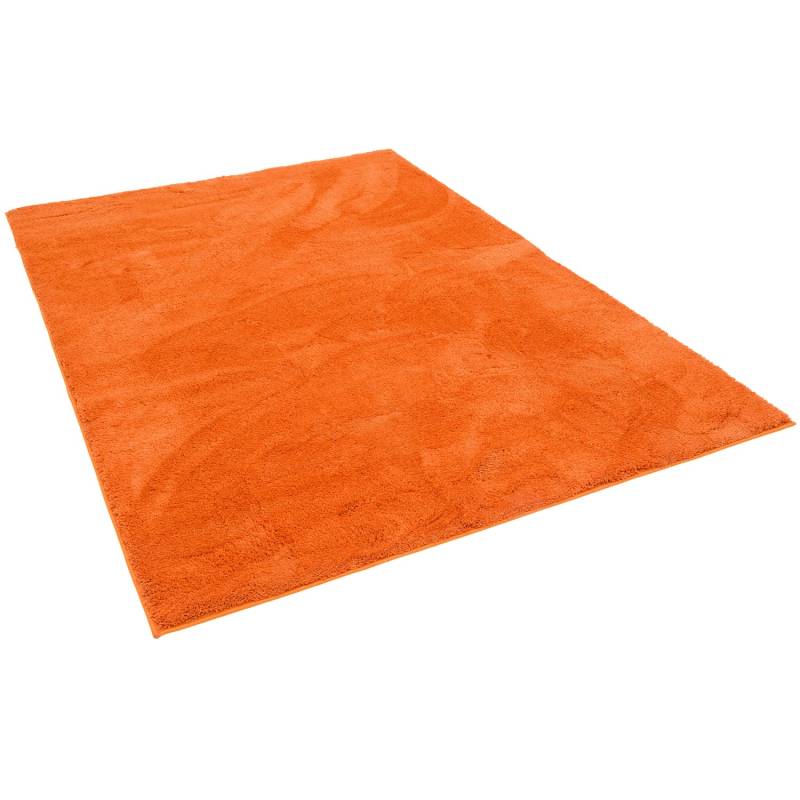 Pergamon Luxus Super Soft Hochflor Langflor Teppich Silky Orange 140x200cm von Pergamon