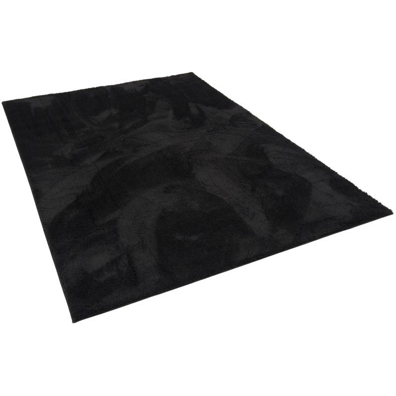 Pergamon Luxus Super Soft Hochflor Langflor Teppich Silky Schwarz 200x290cm von Pergamon