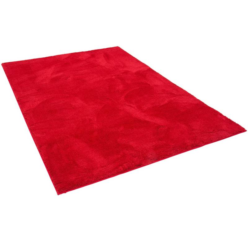 Pergamon Luxus Super Soft Hochflor Langflor Teppich Silky Weinrot 200x290cm von Pergamon