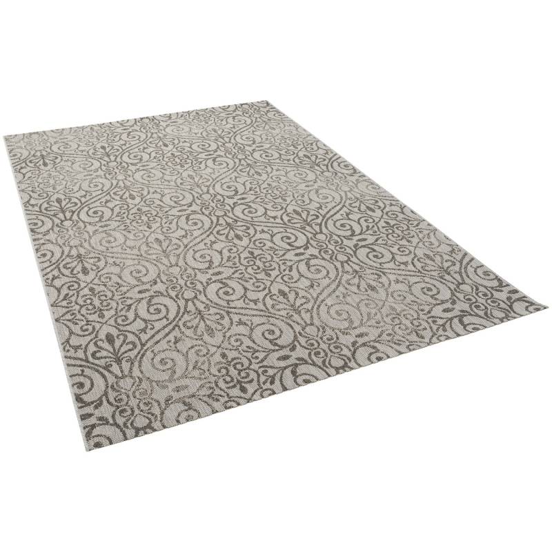 Pergamon Modern Flachgewebe Ruggy Barock Vintage Grau 120x170cm von Pergamon
