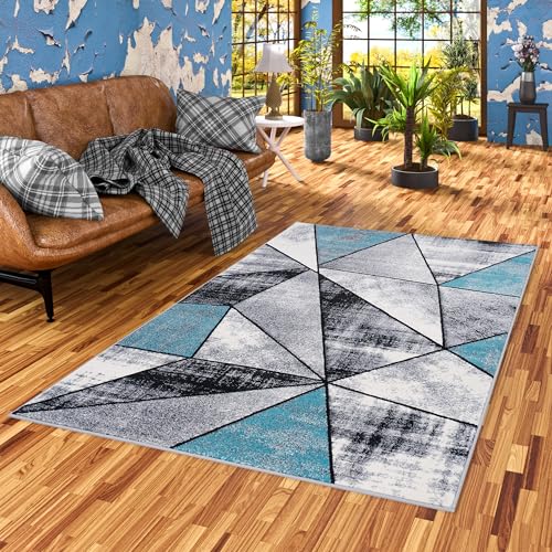 Pergamon Moderner Kurzflorteppich - Vielfältige Muster und Farben - Verschiedene Größen erhältlich - Stilvolles Wohnaccessoire für Ihr Zuhause von Pergamon