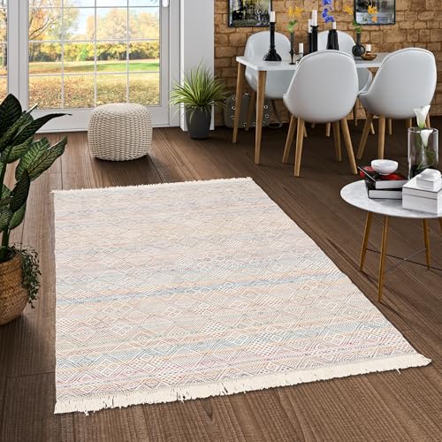 Nachhaltiger Teppich Kelim Fina Bunt Trend aus 100% PET in 7 Größen Nachhaltiger Teppich Kelim Fina Bunt Trend aus 100% PET in 7 Größen von Pergamon