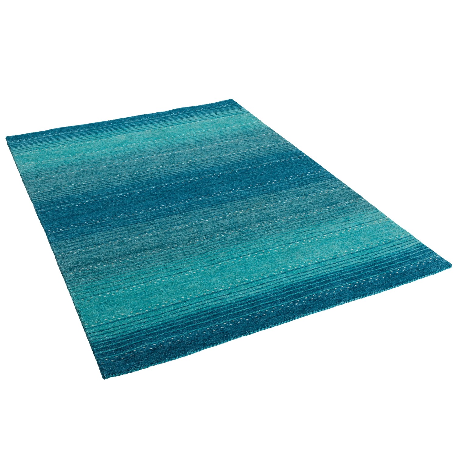 Pergamon Natur Teppich Indo Gabbeh Indira Verlauf Türkis 70x140cm Pergamon Natur Teppich Indo Gabbeh Indira Verlauf Türkis 70x140cm von Pergamon