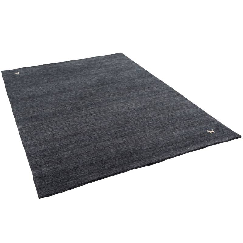 Pergamon Natur Teppich Indo Nepal Gabbeh Shiva Anthrazit 70x140cm von Pergamon
