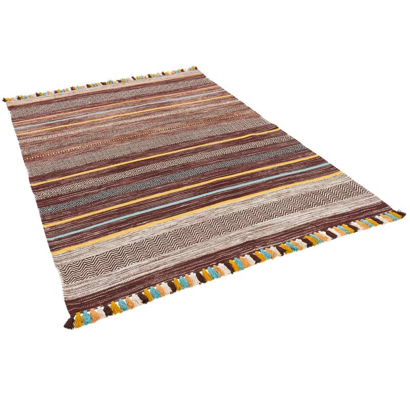 Pergamon Natur Teppich Kelim Kalleen Braun 70x140cm von Pergamon