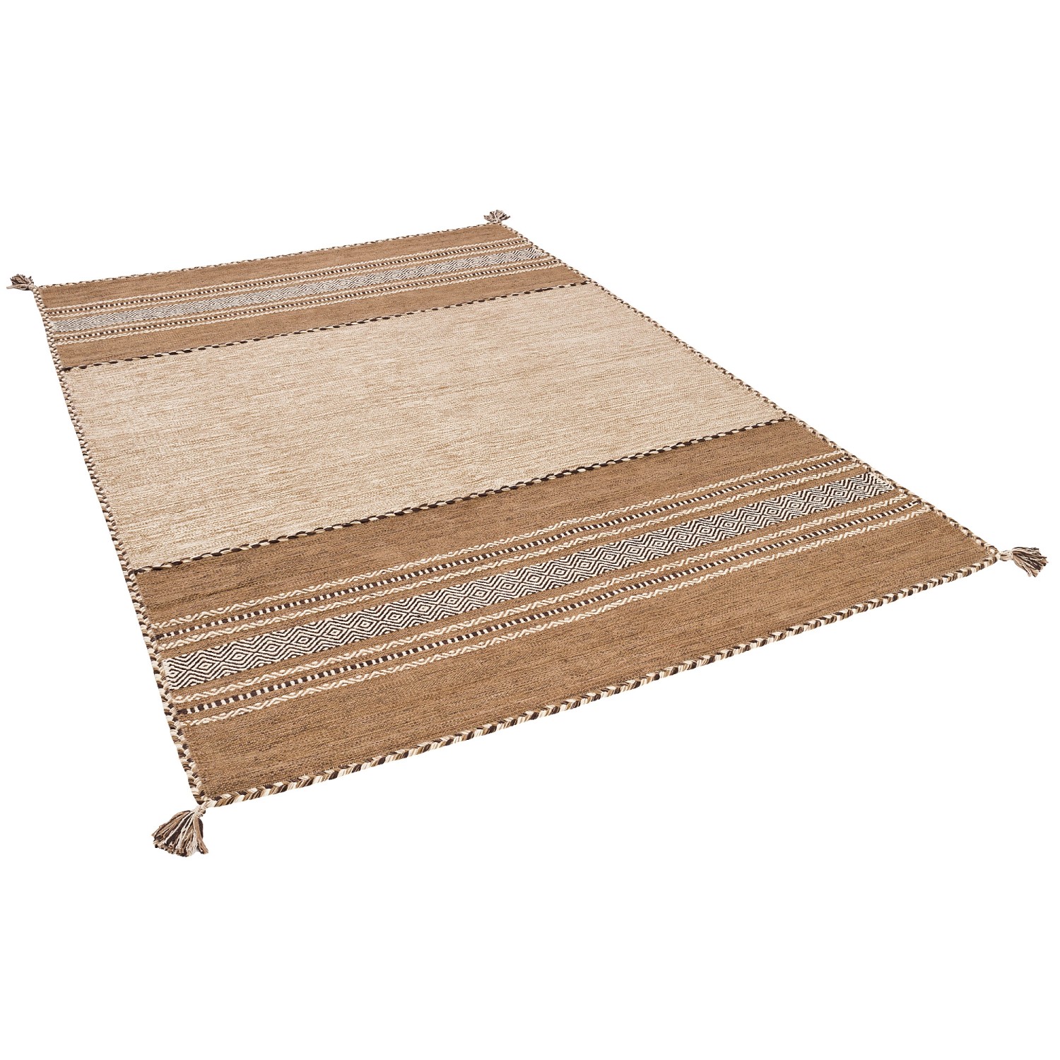 Pergamon Natur Teppich Kelim Navarro Beige 200x300cm Pergamon Natur Teppich Kelim Navarro Beige 200x300cm von Pergamon
