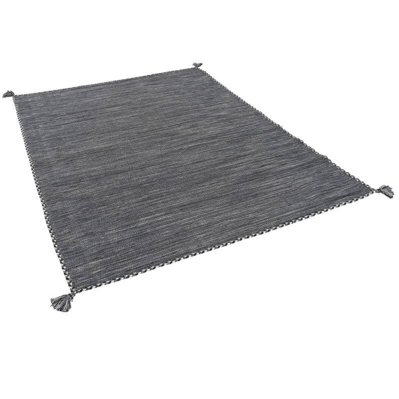 Pergamon Natur Teppich Kelim Prico Anthrazit 140x200cm von Pergamon