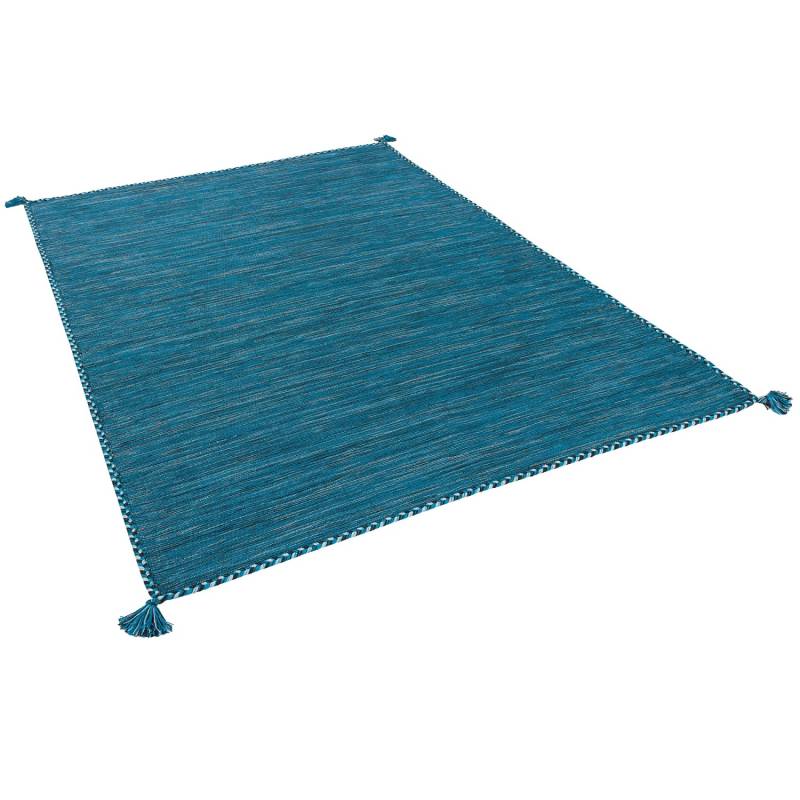 Pergamon Natur Teppich Kelim Prico Petrol 170x240cm von Pergamon