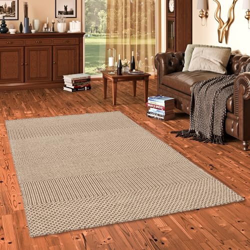 Pergamon Natur Teppich Wolle Handgewebt Rana Beige Meliert in 7 Größen Pergamon Natur Teppich Wolle Handgewebt Rana Beige Meliert in 7 Größen von Pergamon