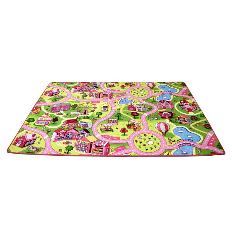 Pergamon Straßenteppich Beidseitig Girls Rosa 200x300cm von Pergamon