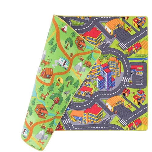 Pergamon Straßenteppich Beidseitig Kinder Spielteppiche für Kinderzimmer und Spielzimmer Pergamon Straßenteppich Beidseitig Kinder Spielteppiche für Kinderzimmer und Spielzimmer von Pergamon