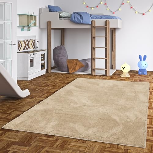 Pergamon Super Soft Kinder Hochflor Teppich Silky Kids Beige - für Kinderzimmer und Jugendzimmer Pergamon Super Soft Kinder Hochflor Teppich Silky Kids Beige - für Kinderzimmer und Jugendzimmer von Pergamon