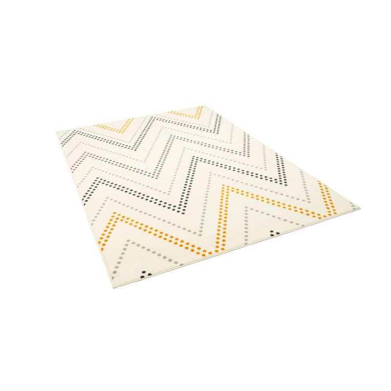 Pergamon Teppich Modern Trendline Zick Zack Creme 80x150cm von Pergamon