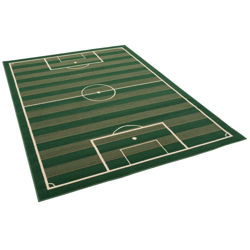 Pergamon Trendline Teppich Fussballplatz Grün 160x225cm von Pergamon