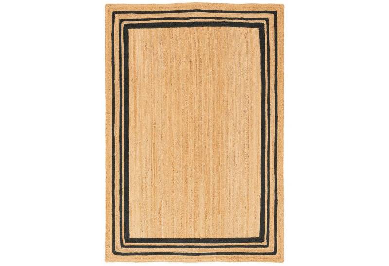 Pergamon Sisalteppich Naturfaser Teppich Jute Salsa Bordüre, Rechteckig, Höhe: 10 mm von Pergamon