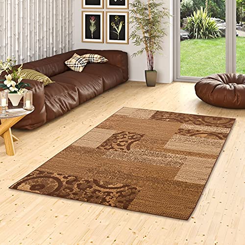 Trendline Teppich Patchwork Beige Braun in 4 Größen Trendline Teppich Patchwork Beige Braun in 4 Größen von Pergamon