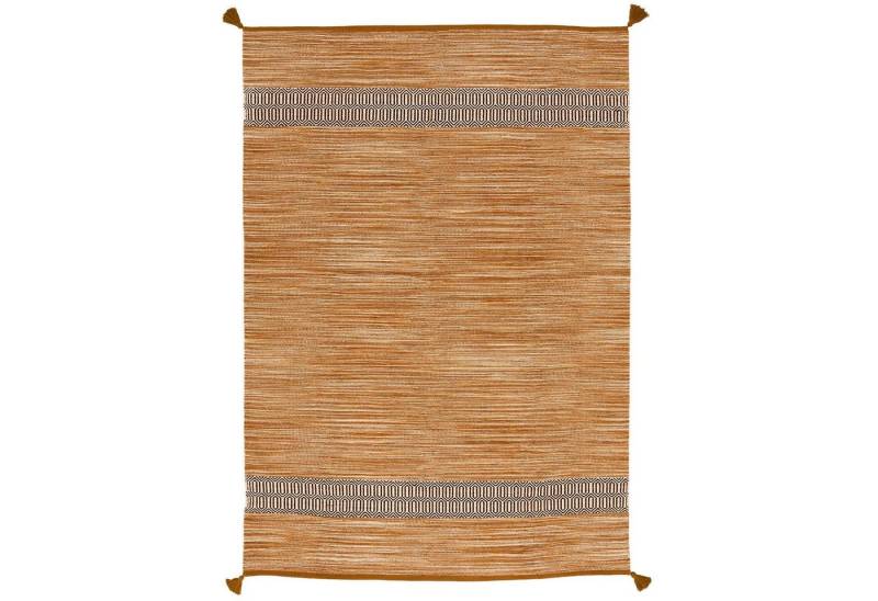 Pergamon Wollteppich Natur Baumwolle Teppich Kelim Toskana, Rechteckig, Höhe: 8 mm von Pergamon