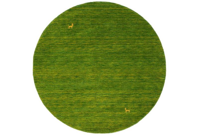 Pergamon Wollteppich Natur Teppich Indo Nepal Gabbeh Shiva Rund, Rund, Höhe: 10 mm von Pergamon