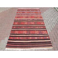 Kelim Teppich, Oushak Vintage Teppich von PergamonRugs
